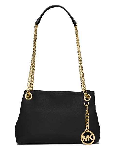 michael kors jet set chain item black|michael kors jet setter bag.